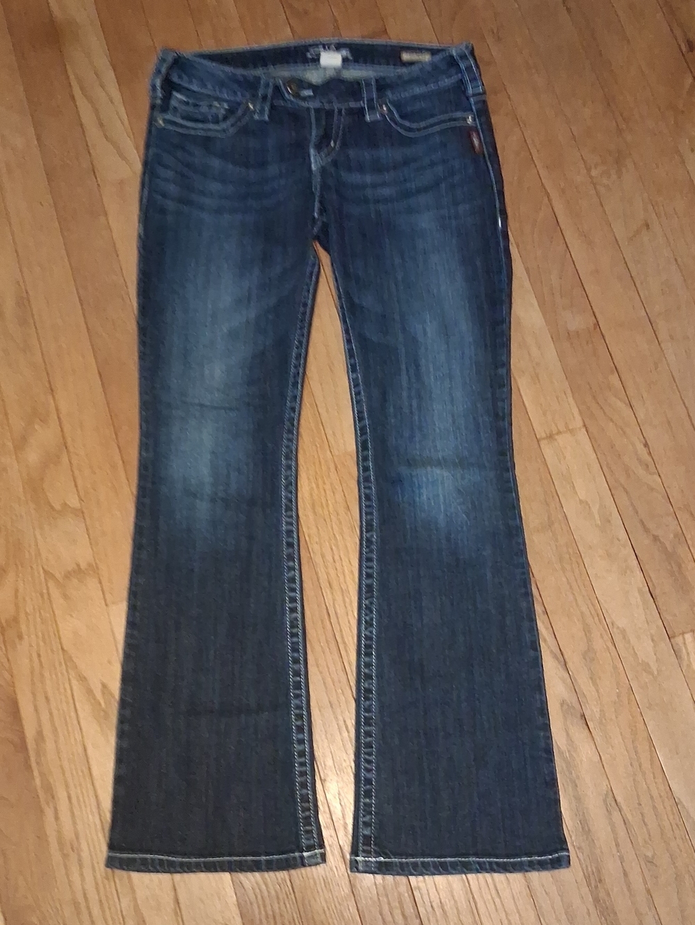 silver jeans tuesday boot cut pants 28 womens 6 r low rise pants